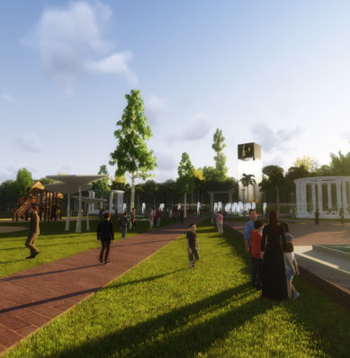 Mumtaz City green parks